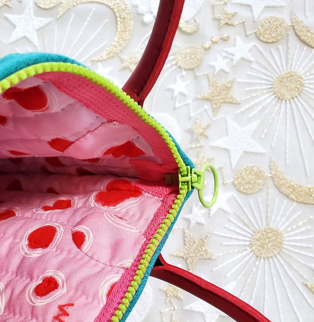 画像: キット見本・サボテンのバッグ（ブルー）